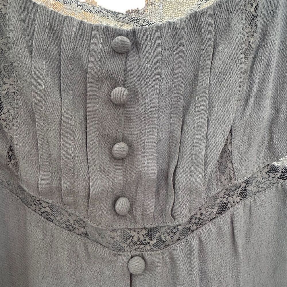 Wild Fable Babydoll Slate Blue Lace Trim Camisole Tank Top Size XXS - Picture 5 of 12